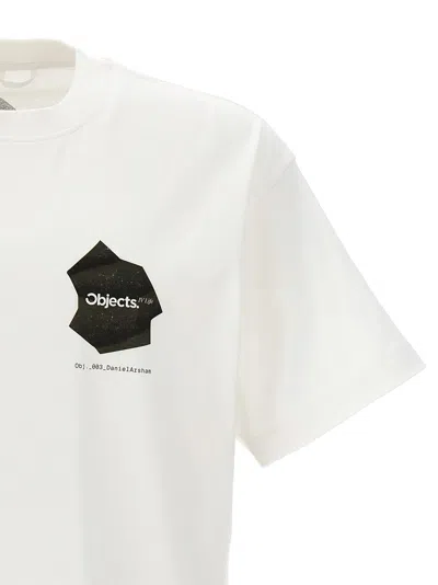 Objects Iv Life Bubble Print Recycled Cotton T-shirt In White