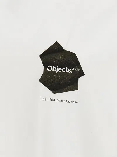 Objects Iv Life Bubble Print Recycled Cotton T-shirt In White