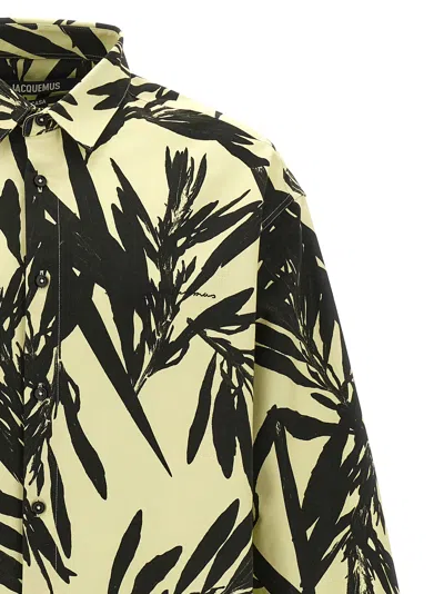 Jacquemus La Chemise Simon Shirt And Blouse Multicolor In Animal Print