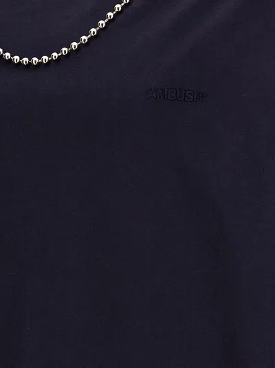 Shop Ambush 'ballchain' T Shirt In Blue