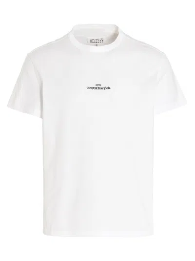 Maison Margiela Distorted Logo T-shirt In White