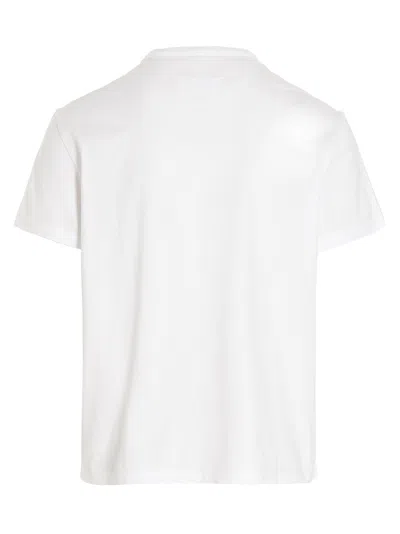 Maison Margiela Distorted Logo T-shirt In White