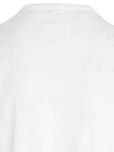 Maison Margiela Distorted Logo T-shirt In White