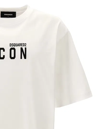 Shop Dsquared2 Logo Print T Shirt In White