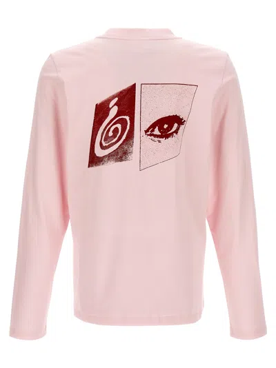 Shop Courrèges Courreges 'ac Straight Printed' T Shirt In Pink