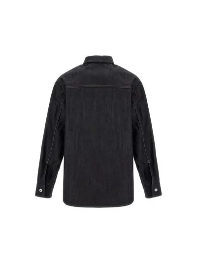 Jil Sander W Denim Shirt 01 Regular Fit Overshirt In Blue