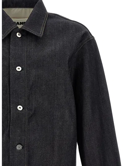 Jil Sander W Denim Shirt 01 Regular Fit Overshirt In Blue