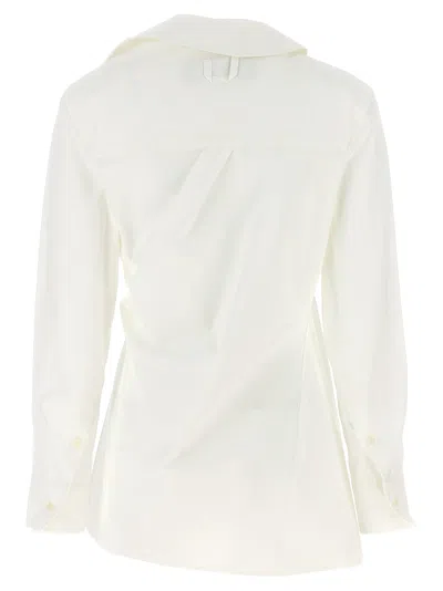 Jacquemus White Les Sculptures 'la Chemise Pablo' Shirt In White