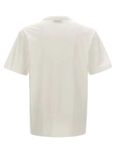 Shop Brioni Cotton T Shirt In White