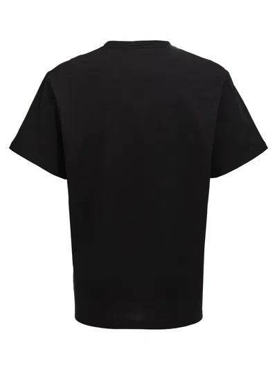 Alexander Mcqueen Logo Print T-shirt In Black