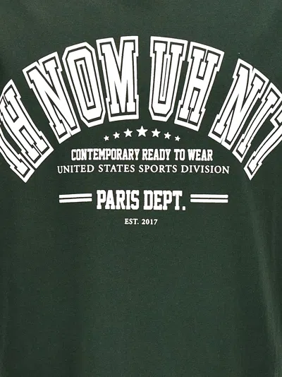 Shop Ih Nom Uh Nit 'college' T Shirt In Green