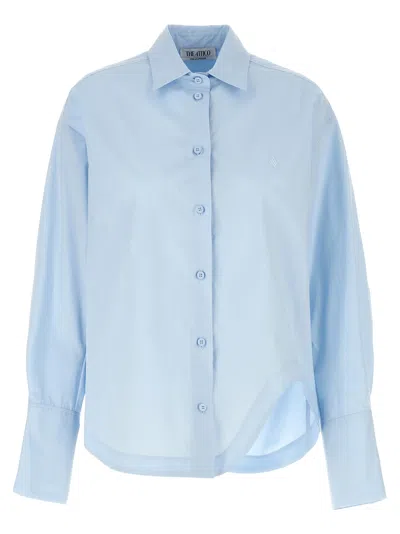 Attico 'eliza' Shirt In Light Blue