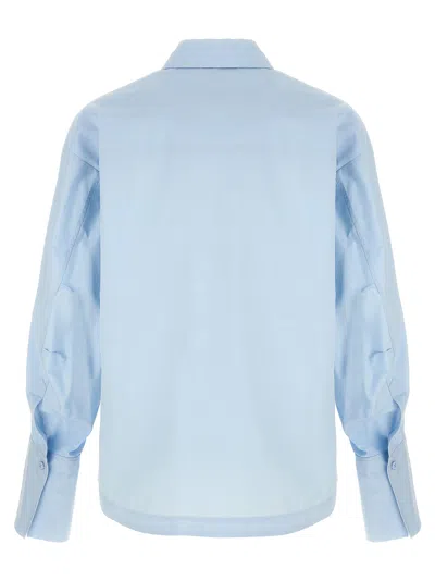 Attico 'eliza' Shirt In Light Blue