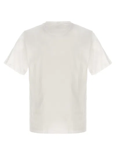 Shop Bally Logo Embroidery T Shirt In 白色的