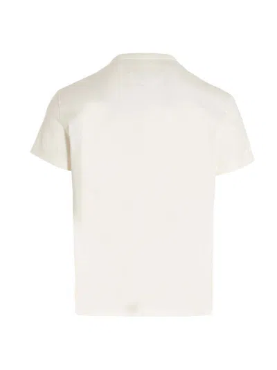 Maison Margiela Distorted Logo T-shirt In White
