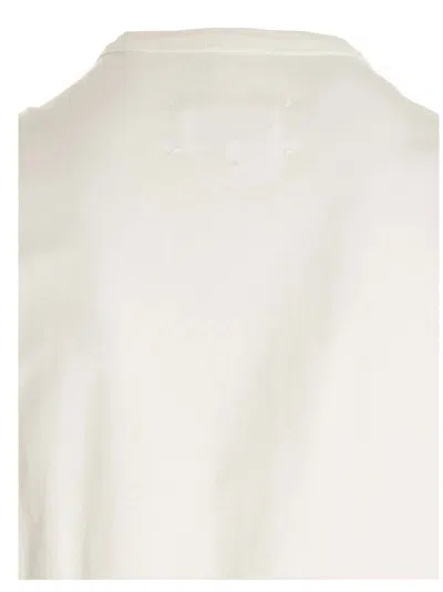 Maison Margiela Distorted Logo T-shirt In White
