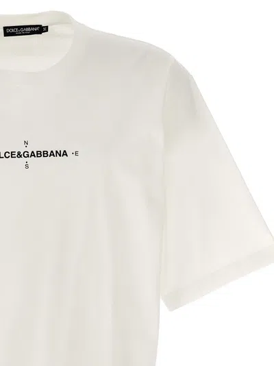 Dolce & Gabbana Oversized T-shirt Aus Baumwolljersey In White