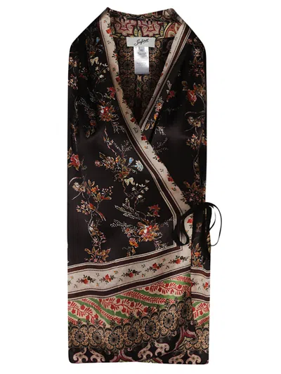 Seafarer Multicolor Printed Wrap Shirt In Multicolour