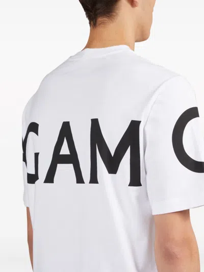 Ferragamo White Oversize Cotton T-shirt In White