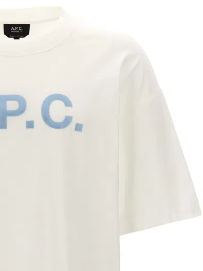 Shop Apc A.p.c. 'vpc' Oversize T Shirt In White