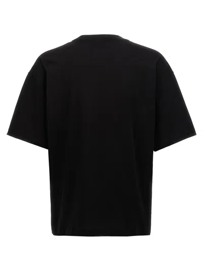 Diesel Crew Neck Graphic Print Short Sleeves T-shirt In Black