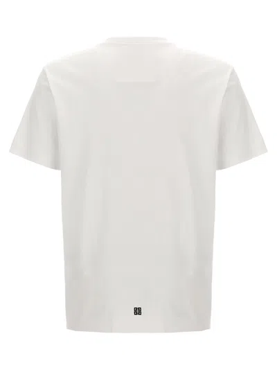 Shop Givenchy Logo Embroidery T Shirt In White