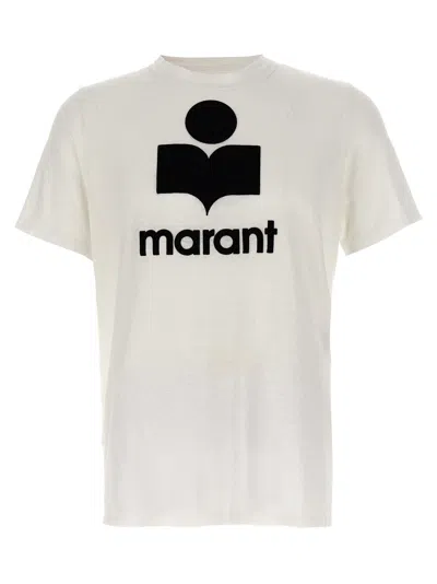 Shop Marant 'karman' T Shirt In White/black