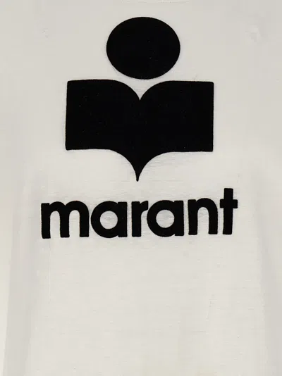 Shop Marant 'karman' T Shirt In White/black