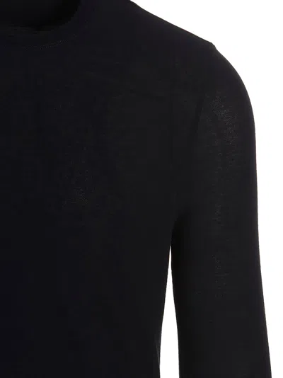 Shop Zanone Ice Cotton Long Sleeve T Shirt In Blue