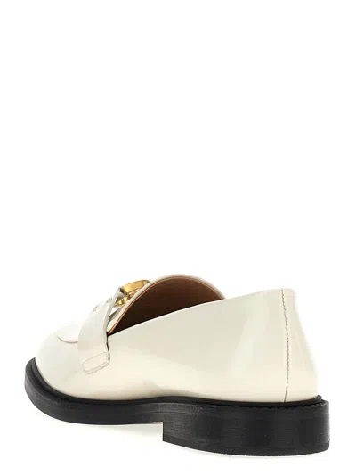 Chloé Marcie Embellished Leather Loafers