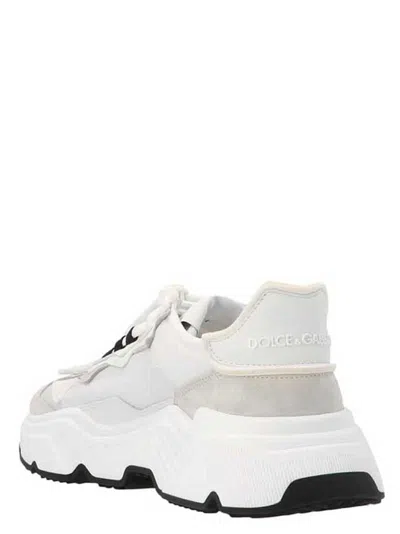 Dolce & Gabbana Woman Multicolor Fabric And Leather Daymaster Sneakers