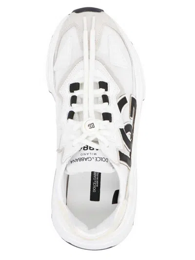 Dolce & Gabbana Woman Multicolor Fabric And Leather Daymaster Sneakers