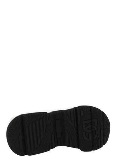 Dolce & Gabbana Woman Multicolor Fabric And Leather Daymaster Sneakers