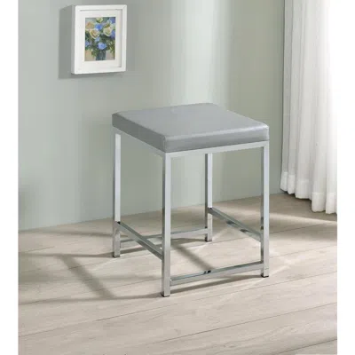 Coaster Co. Of America Umbridge Upholstered Square Padded Cushion Vanity Stool