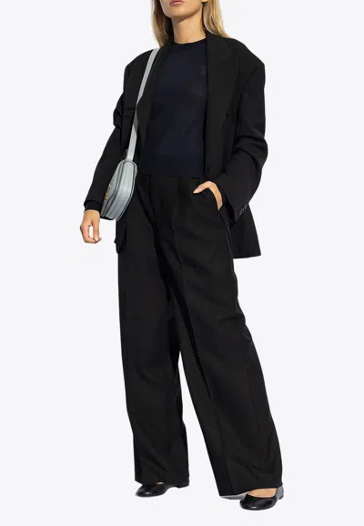 Ami Alexandre Mattiussi Ami Paris De Coeur Jumper In Midnight Blue
