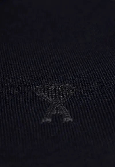 Ami Alexandre Mattiussi Ami Paris De Coeur Jumper In Midnight Blue