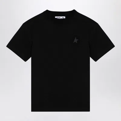 Golden Goose Cotton T-shirt With Iconic Frontal Star In Multicolor