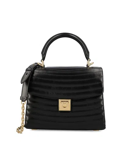 Shop Ferragamo Salvatore  Handbags In Black