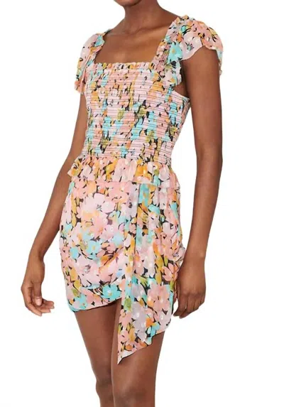 Saylor Aveline Floral Dress In Retro Floral In Multi