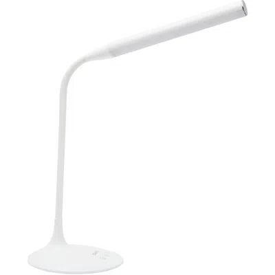 Data Accessories Company Desk Lamp - 15" Height - 6 W Led Bulb - Desk Mountable - White - For Office, Home, Dorm
