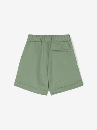 Fendi Shorts In Felpa In Green