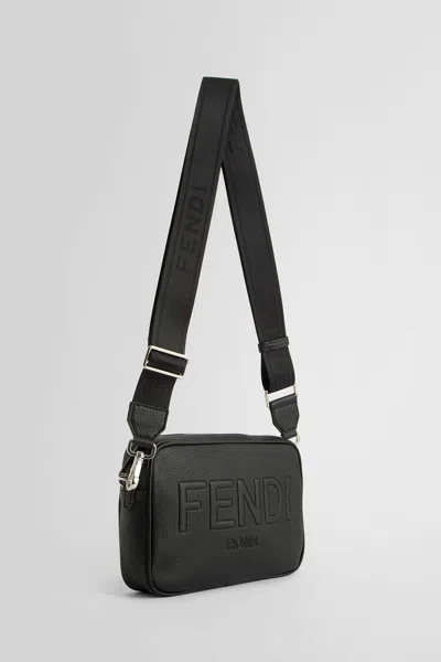 Shop Fendi Man Black Shoulder Bags