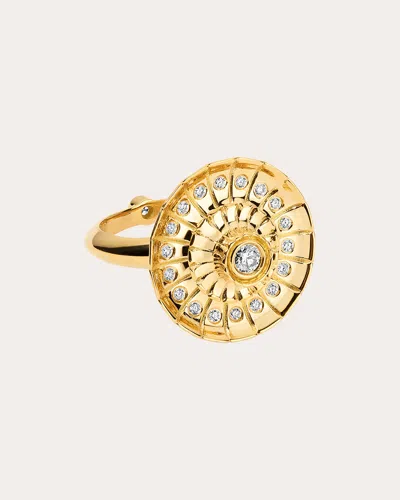 Elior 18k Gold Metropolis Spin Ring In Gold