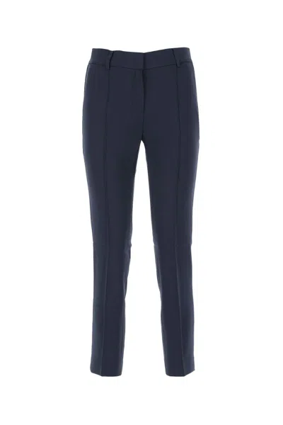 Shop Michael Kors Cropped Pants In Blue