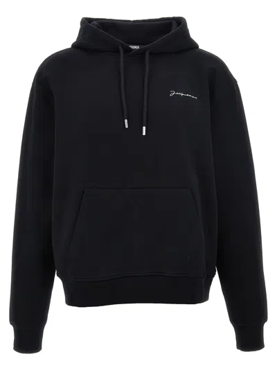 Shop Jacquemus Le Brodé Sweatshirt In Black