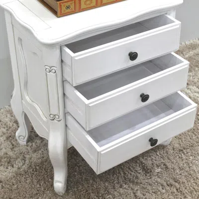 International Caravan Windsor Three Drawer Table