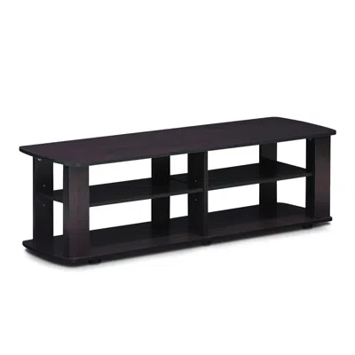 Furinno 11191dwn The Entertainment Center Tv Stand, Dark Walnut
