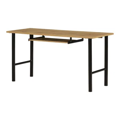 South Shore Furniture Ezra Desk, Nordik Oak