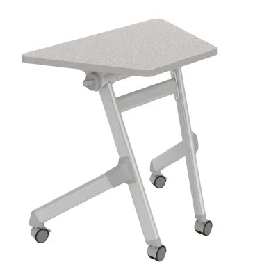 Safco Learn Nesting Trapezoid Desk - Gray
