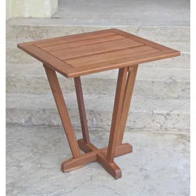 International Caravan Royal Tahiti Outdoor 28" Square Inverted Pyramid Table
